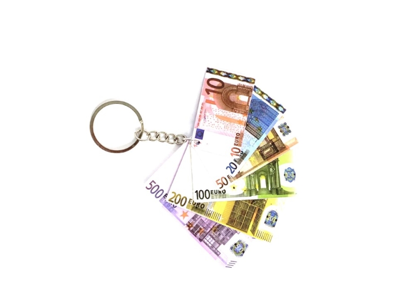 Sleutelhanger Eurobiljetten